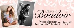 Boudoir Photo Session Special Offer